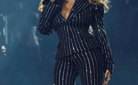 Crystal Pinstripes And Capri Pants: Beyoncé Gives The Controversial Silhouette A Glamorous Upgrade