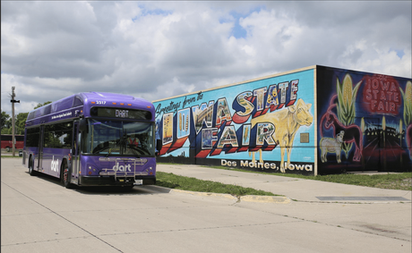 DART prepares transportation service for annual Iowa State Fair