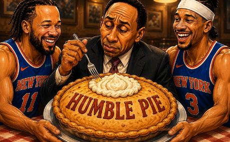 Jalen Brunson and Josh Hart Serve the Receipts & Stephen A. Smith Eats Humble Pie at MSG! | WATCH