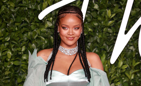Rihanna took her kids to the street that bears her name