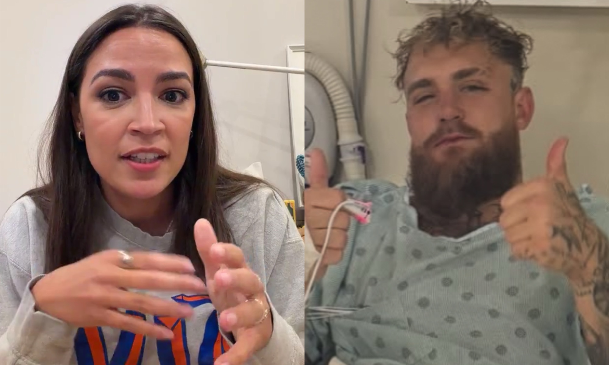 AOC Claps Back After Jake Paul Calls Bad Bunny a “Fake American Citizen ...