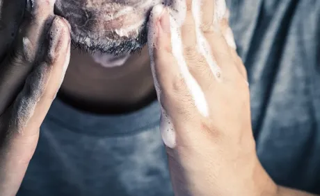 How often men should wash their face