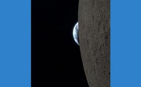 WATCH: Stunning 'Earthset' captured in new Artemis II footage