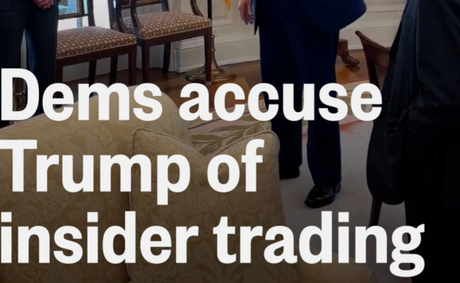 Trump Corruption Claims Grow As Critics Question White House Ethics And Insider Trading Allegations.