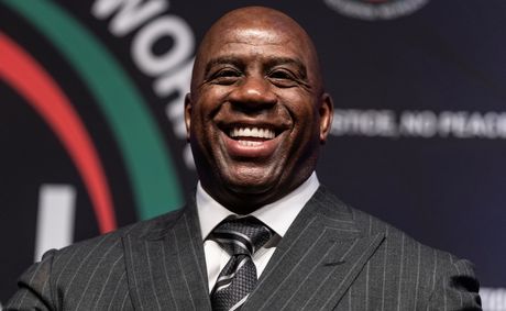 Magic Johnson saw her and forgot he was famous