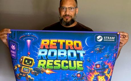 Retired Black firefighter creates video game, Retro Robot Rescue, reflects on inspiration