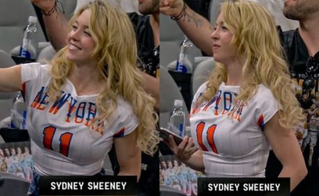Social Media Erupts After Sydney Sweeney Shows Up to NBA Finals in Knicks Jersey: ‘You’re From Washington!’