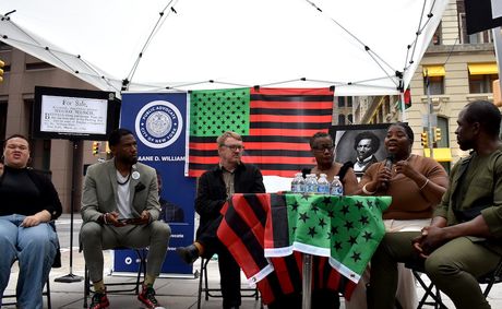 ‘A History Too Often Ignored’: Black America 250th gathering marks July 4th at historic NYC slave trade site ‘A History Too Often Ignored’: Black America 250th gathering marks July 4th at historic NYC slave trade site