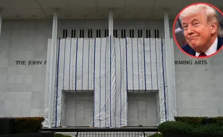 ‘Pathetic’: Trump’s Kennedy Center Humiliation Reaches Its Final Blow Paving the Way for Tarps to Come Down and Expose What He Didn’t Want the World to See