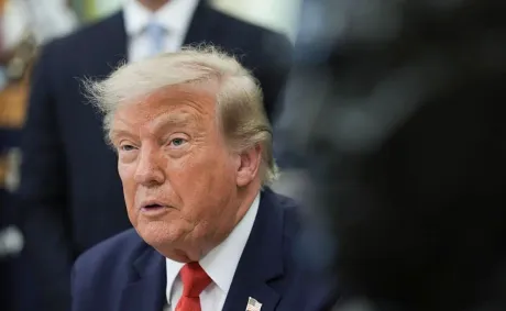 ‘Seriously?’: Trump Swaps Chairs in the Oval Office, and One Curious Detail Has Everyone Zooming In