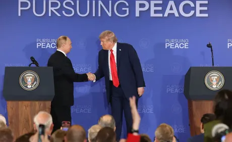 ‘OMG! Just Like Putin’: Trump Uses a Bizarre Security Protocol on His NATO Trip — Now Everyone’s Asking the Same Chilling Question About What He’s Hiding