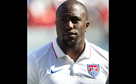 Jozy Altidore trades cleats for a mic at the World Cup