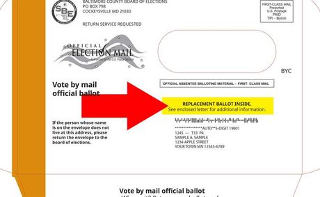 Maryland Voters Receive Wrong Ballots, Replacements on the Way