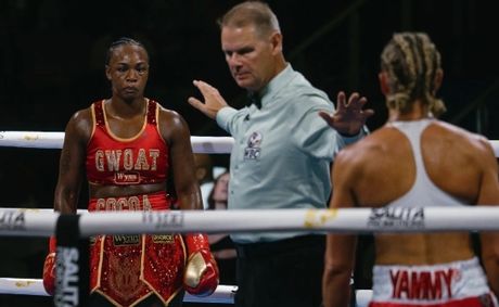 Claressa Shields Stoppage: Watch the Wild Ringside POV of Her Latest Victory Against Kaye Scott