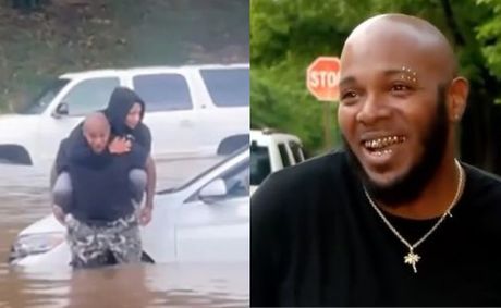 Black Army Veteran Praised for Rescuing Woman Stranded on Top of Her Car During Flash Flood in Atlanta