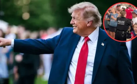 ‘They Look Scared’: Trump’s Fourth of July Celebration Erupts Into Chaos as Secret Service Rushes the Crowd and MAGA Supporters Scramble for Cover