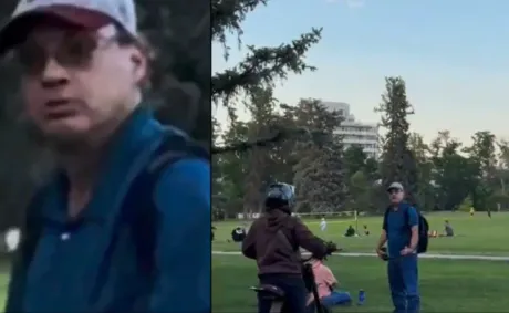 ‘Stand By It’: White Parkgoer Boldly Calls Black Man the N-Word, But Can’t Get Away Fast Enough Once He’s Called Out