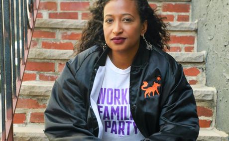 Leaning into the left with NYS WFP Director Jasmine Gripper