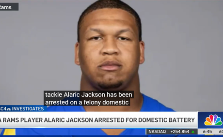 Rams Alaric Jackson faces misdemeanor in battery case