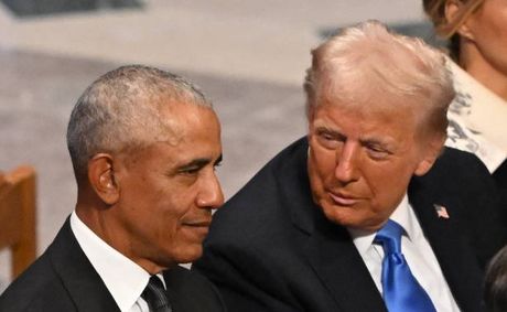 Donald Trump Has Power, but Barack Obama Still Appears to Hold His Attention.