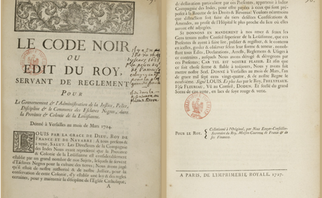 French Lawmakers Vote to Overturn the Code Noir, the 1685 Decree That Regulated Slavery