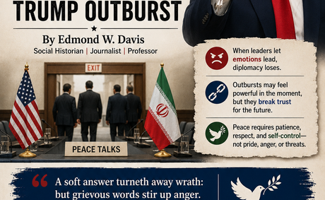 A Low Emotional IQ: Iran Walks Out of Peace Talks Due to Trump Outburst