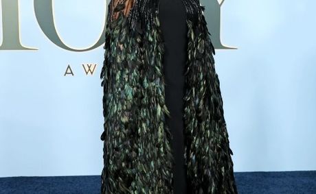 Peacock Feathers, Blush-Kissed Beauty, And A Chic Updo: Queen Latifah Delivered Pure Red Carpet Magic At The 2026 Tony Awards