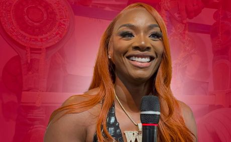 Claressa Shields Chops It Up With Fans Ahead Of Historic ATL Fight