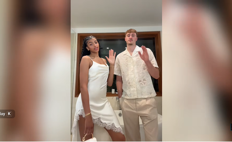 Arianna Roberson and Cooper Flagg go official in paradise
