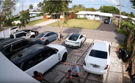 ‘Get Off My Property!’: White Neighbor’s Airhorn Antics in Black Man’s Driveway Backfire as He Becomes Internet Famous