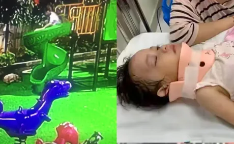 ‘Raised with No Standards’: Boy Shoves Girl Off Playground Structure and Sends Her Flying, Leaving Her Hospitalized as Dad Blames Parents