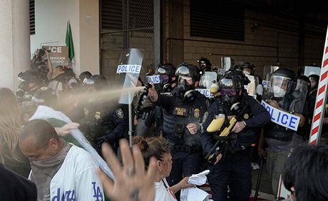 Immigration officials misused weapons during protests, report finds