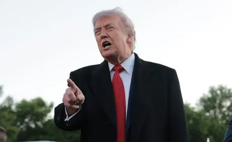‘Clean Up!’: Trump Tried to Shut Down the Muddy Washington Monument Controversy with a Single Photo — But Internet Sleuths Zoomed in and Exposed Exactly What He’s Been Hiding