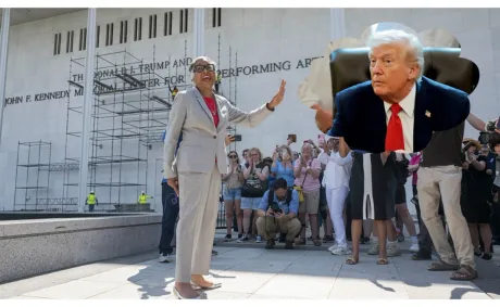 ‘The Win’: Trump Tried to Bury His Kennedy Center Humiliation Under a Tarp, But a Viral Video Filmed Inside Just Made Sure He’ll Never Live This Down