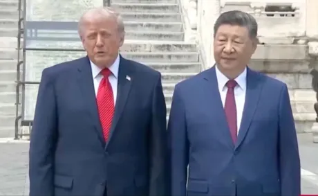 Coward!’: Trump’s Spine Dissolves Live On Camera — He Gets Visibly Agitated, Shuts Down Taiwan Question and Blurts Out Bizarre Praise for China After Xi Hits Him with Chilling Warning