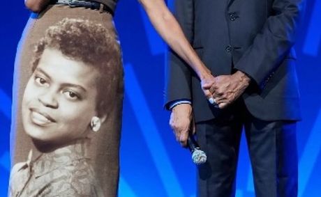 A Fashion Tribute Filled With Love: Michelle Obama’s Meaningful Acne Studios Look Celebrates Her Mother’s Legacy