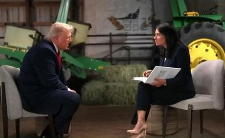 Trump Walks Out of Kristen Welker/’Meet the Press’ Interview After Heated Election Clash | WATCH