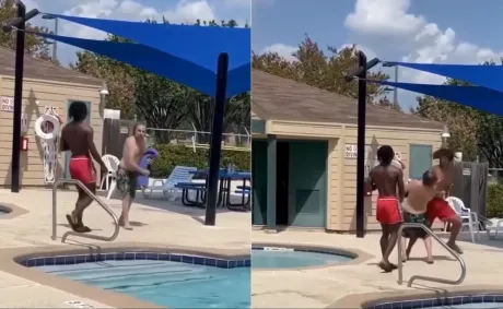 ‘All It Takes is One Punch’: White Man Tries to Fight Black Teens at Pool—Quickly Learns Why You Should Keep Your Hands to Yourself