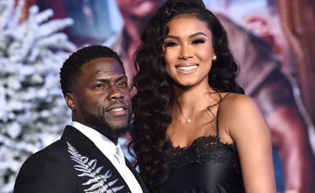 Kevin and Eniko Hart mark a decade together in style