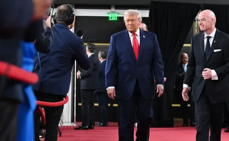 ‘Wait a Minute’: Trump Body Double Claims Exploded as Fans Scramble to Identify Mystery ‘Twin’ Trailing Closely Behind Him