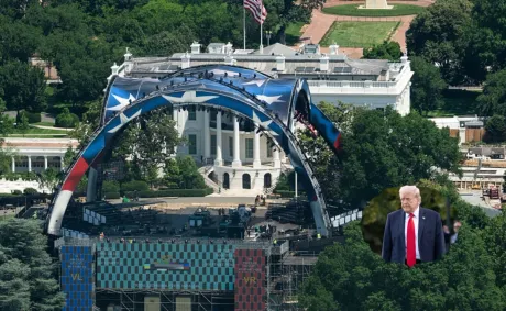 ‘OMG, That’s Cold’: Trump’s Lavish 80th Birthday Bash Took a Turn When Critics Crashed the Party Bearing One Unwanted Gift After Another