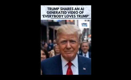 Trump’s AI video mocking liberals draws sharp backlash