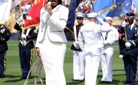 From Fashion To Football: Jennifer Hudson Commanded The World Cup Final Stage With A Chic Bob And Thom Browne Elegance