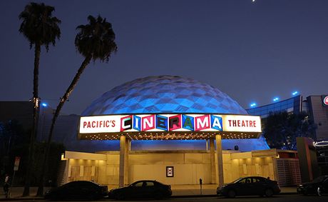 Officials tour Cinerama Dome amid plans to accelerate reopening